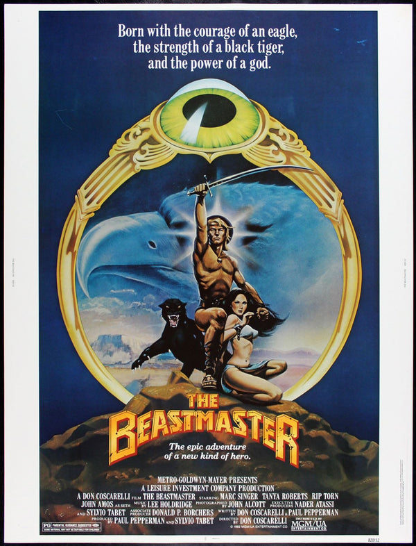 Original Beastmaster movie poster