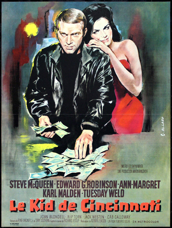 Original The Cincinnati Kid movie poster