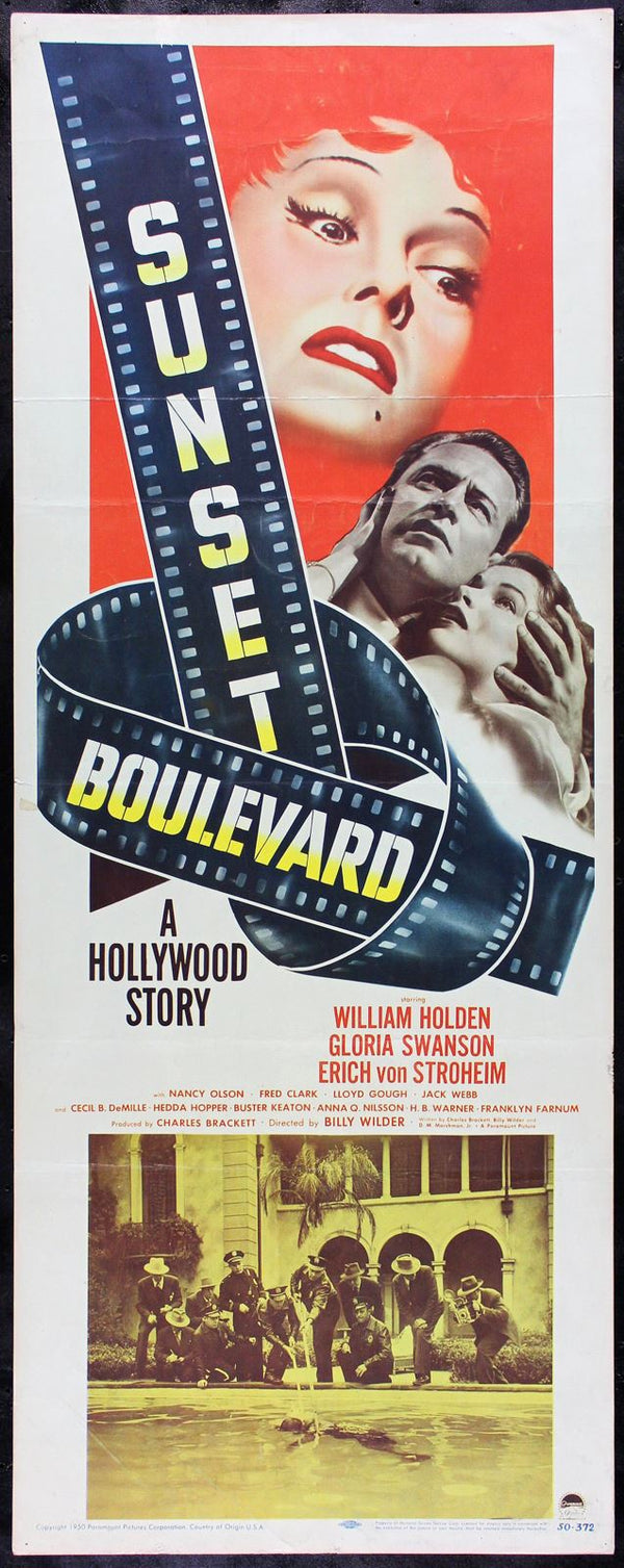 Original Sunset Boulevard movie poster