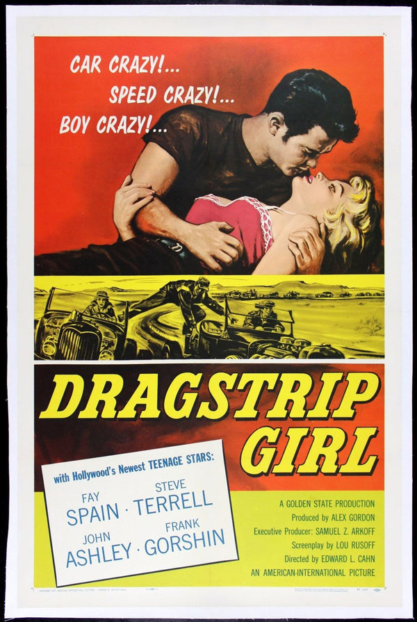 Original Dragstrip Girl movie poster