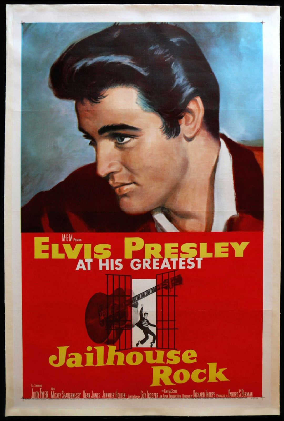 Original Jailhouse Rock movie poster