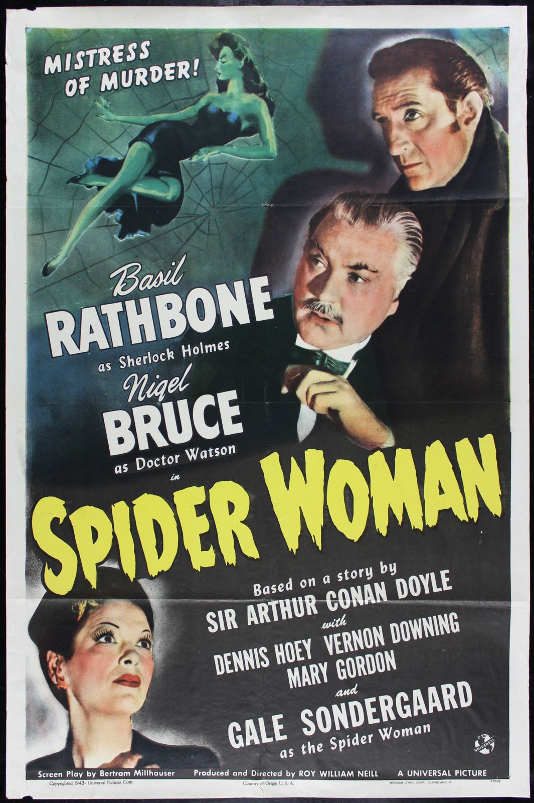 Original Spider Woman movie poster