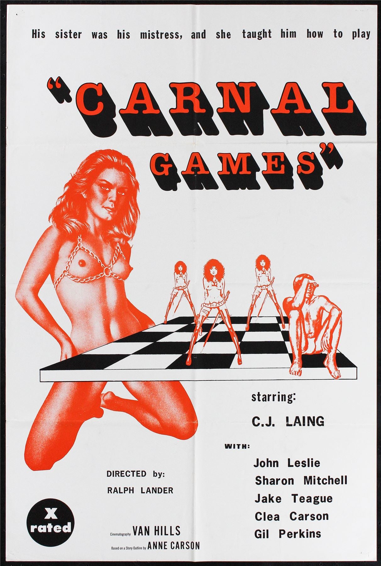 Original Carnal Games movie poster