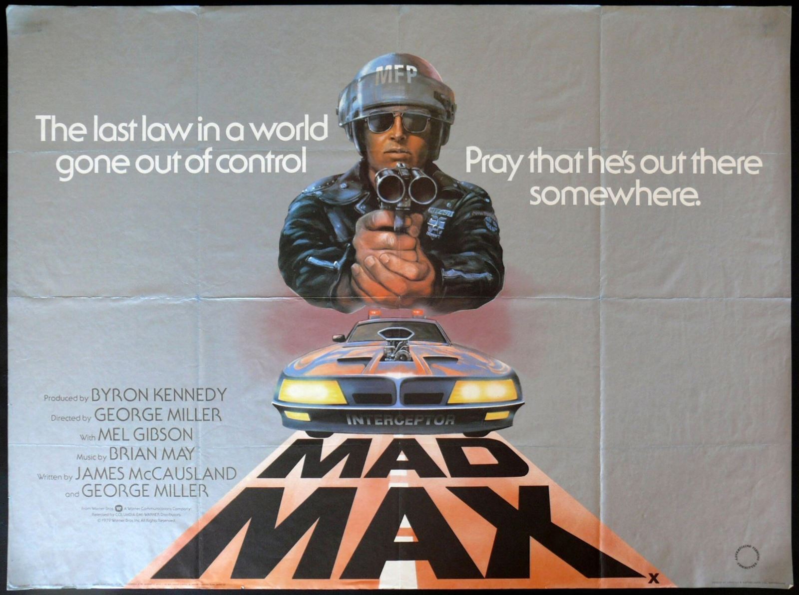 Original Mad Max movie poster