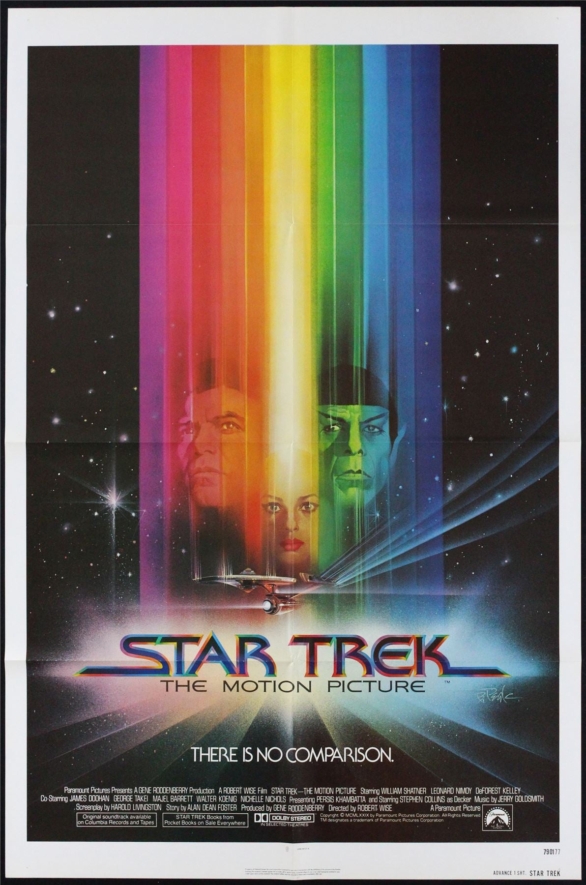 Original Star Trek movie poster