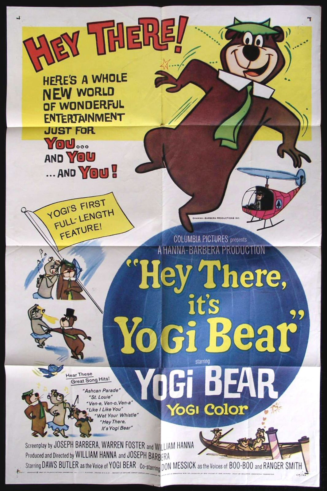Original Hey There, It's Yogi Bear! movie poster