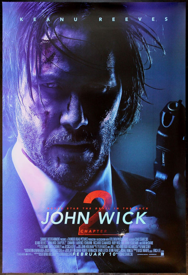 Original John Wick: Chapter Two movie poster
