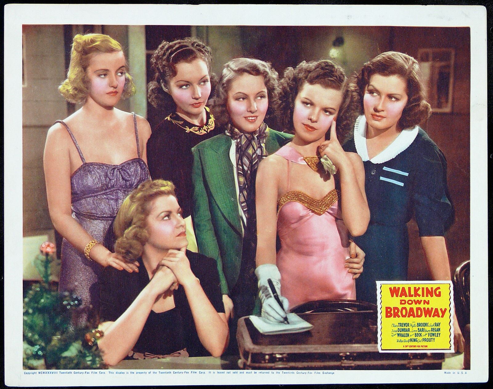 Original Walking Down Broadway movie poster