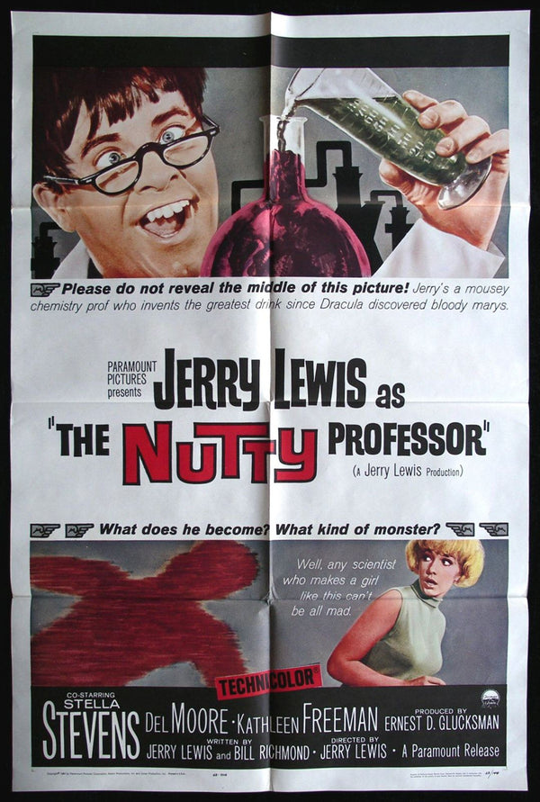 Original The Nutty Professor movie poster