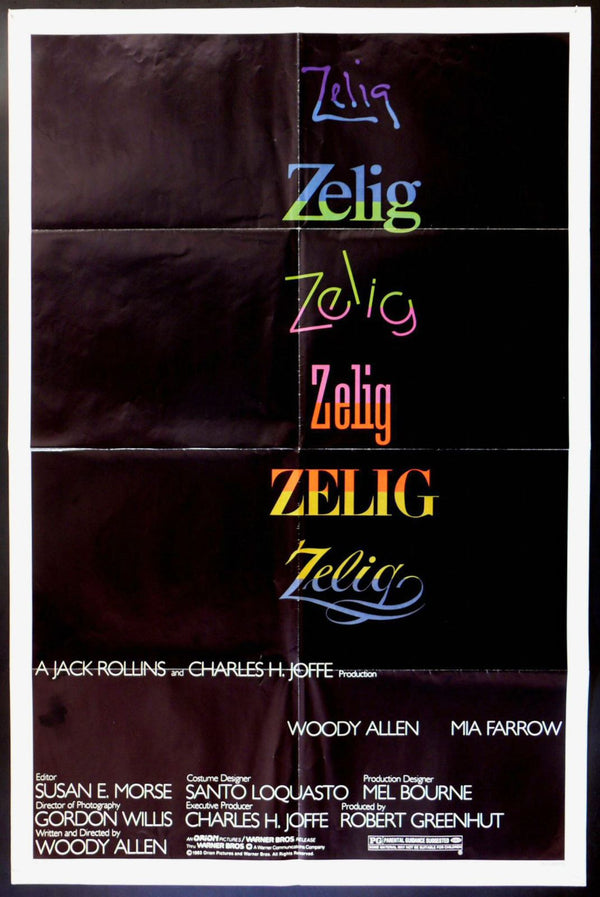 Original Zelig movie poster