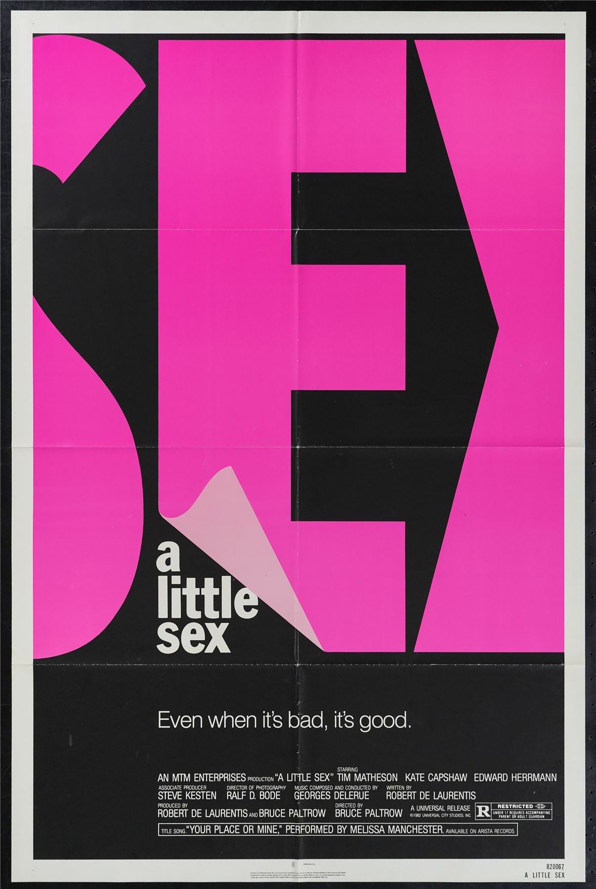 Original A Little Sex movie poster