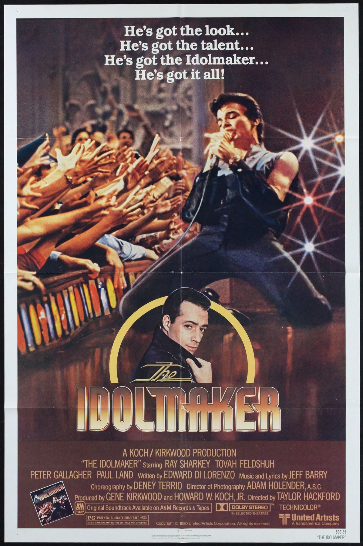 Original The Idolmaker movie poster