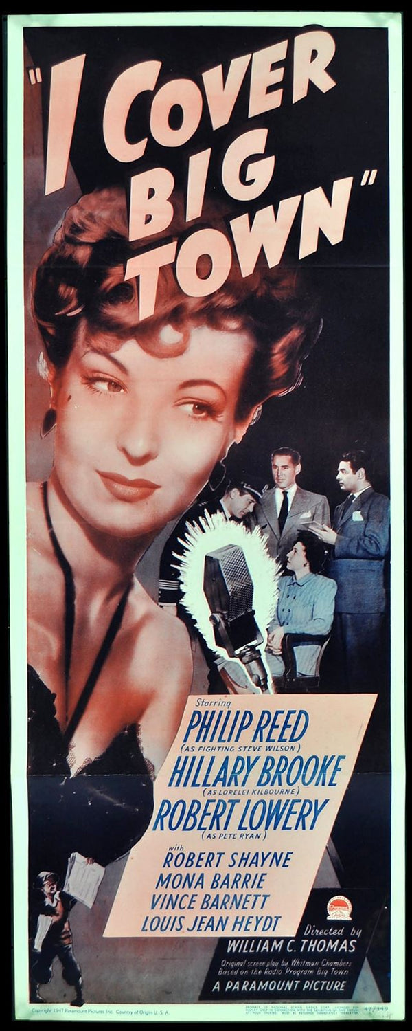 Original I Cover Big Town movie poster