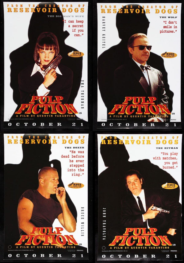 Original Pulp Fiction movie poster
