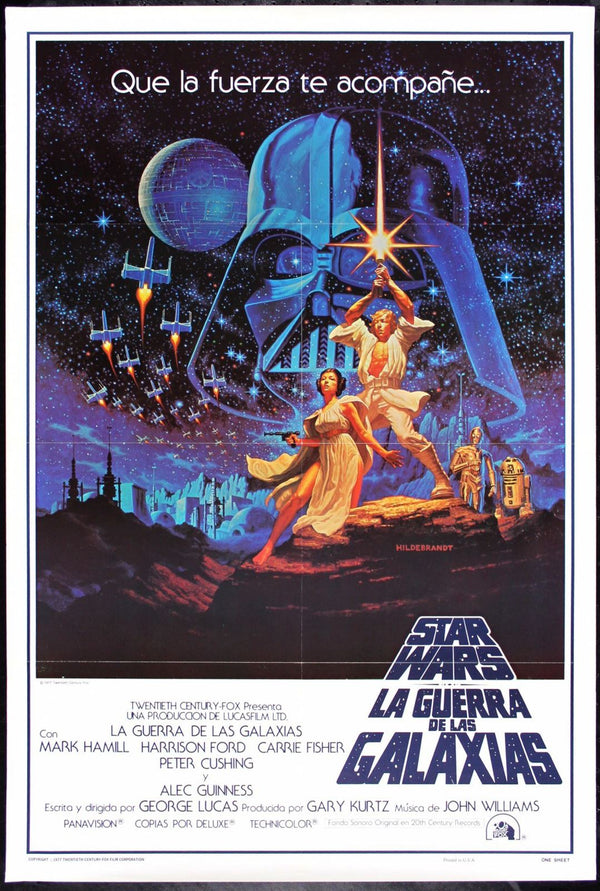 Original Star Wars movie poster