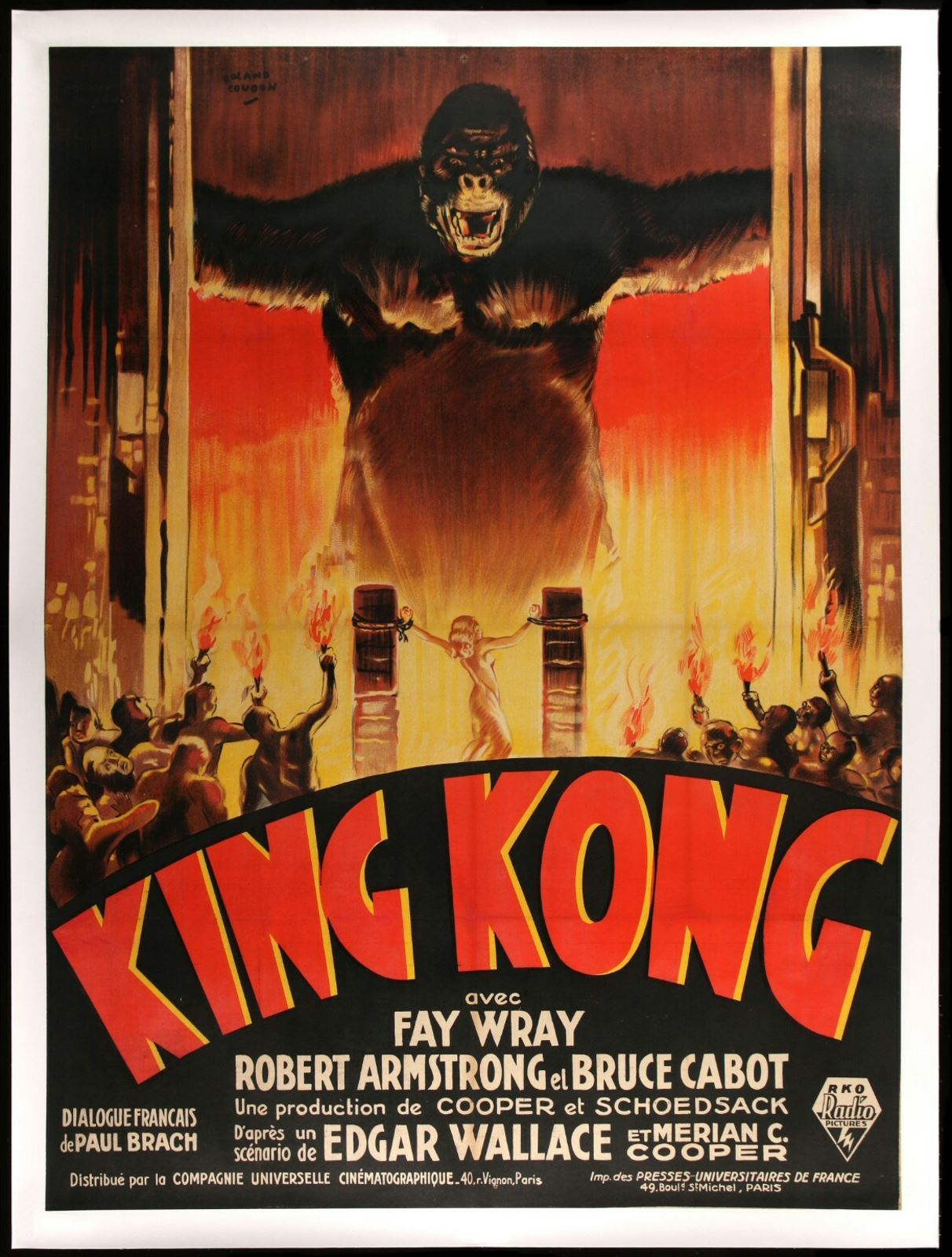 Original King Kong movie poster