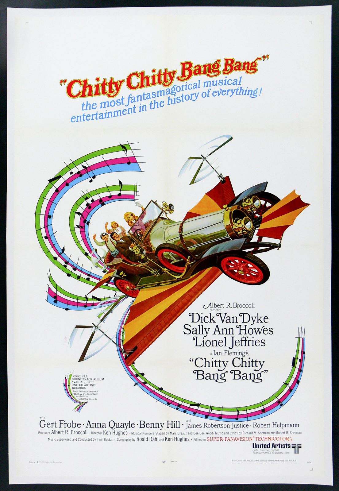 Original Chitty Chitty Bang Bang movie poster