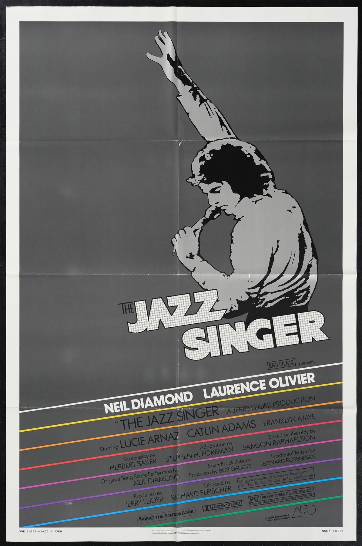 Original The Jazz Singer movie poster