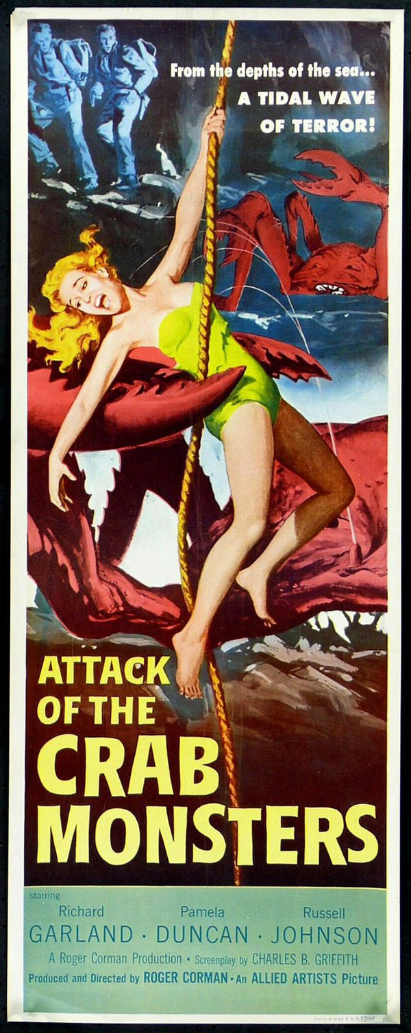 Original Attack of the Crab Monsters movie poster