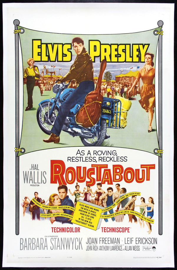 Original Roustabout movie poster