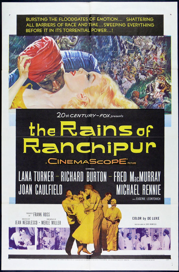 Original The Rains of Ranchipur movie poster