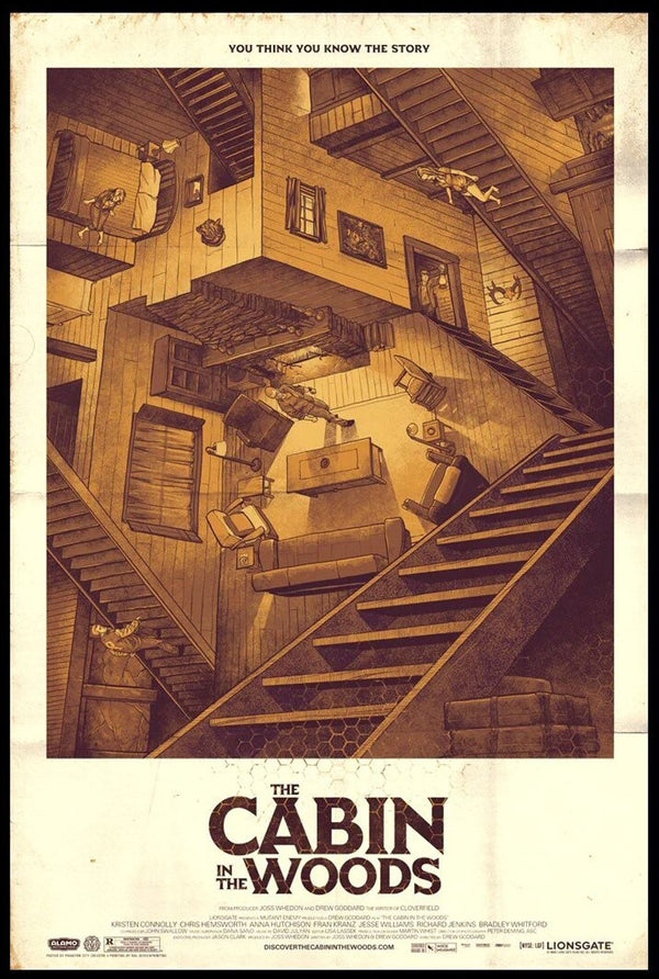 Original Cabin in the Woods movie poster