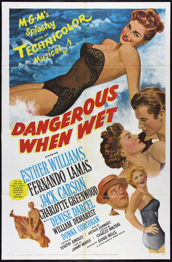 Original Dangerous When Wet movie poster