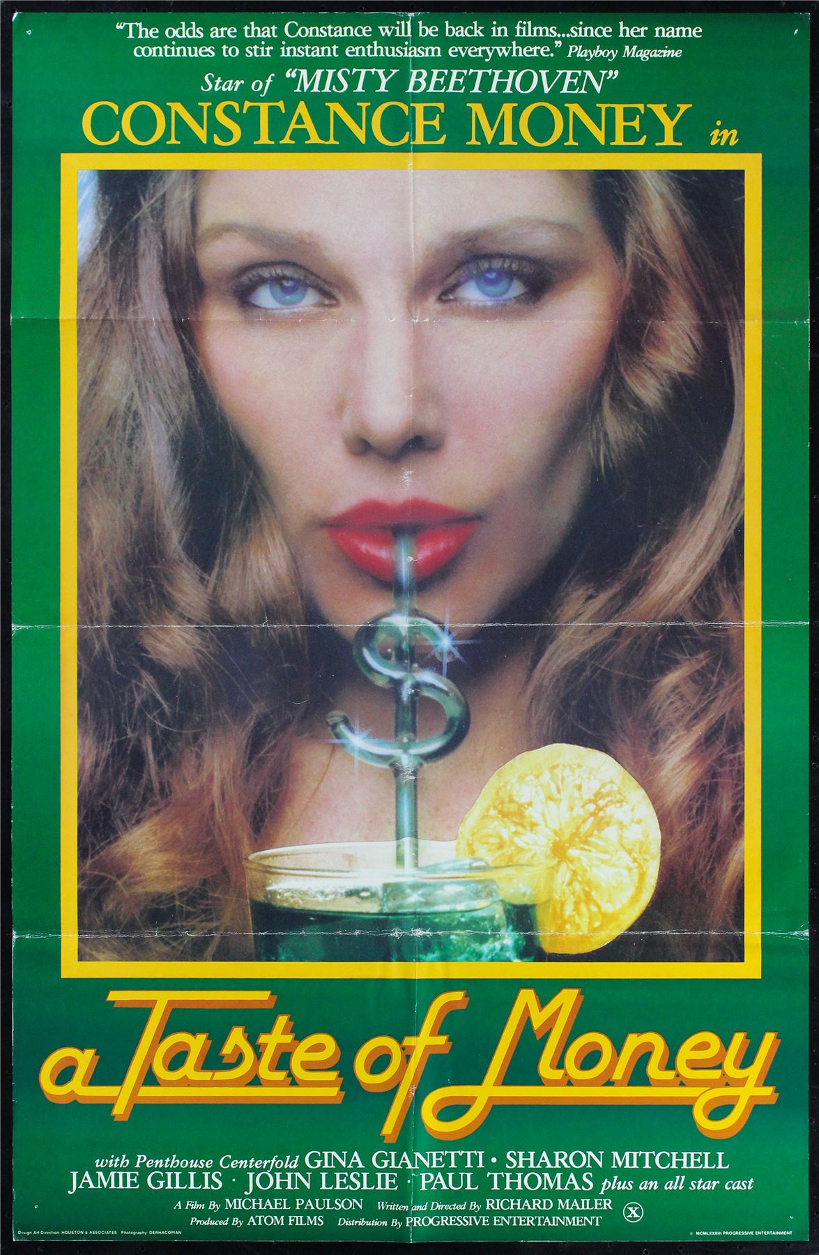 Original A Taste of Money movie poster
