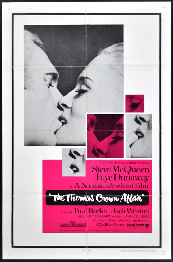 Original The Thomas Crown Affair movie poster