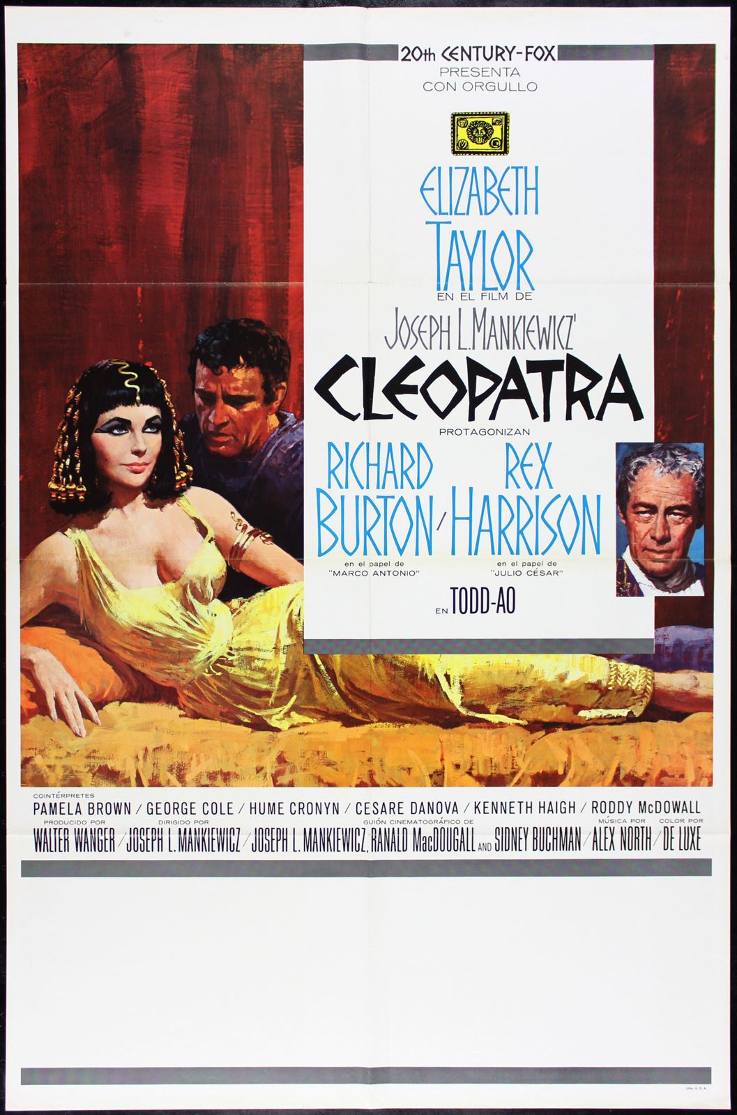 Original Cleopatra movie poster