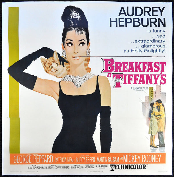 Original Breakfast at Tiffany's movie poster