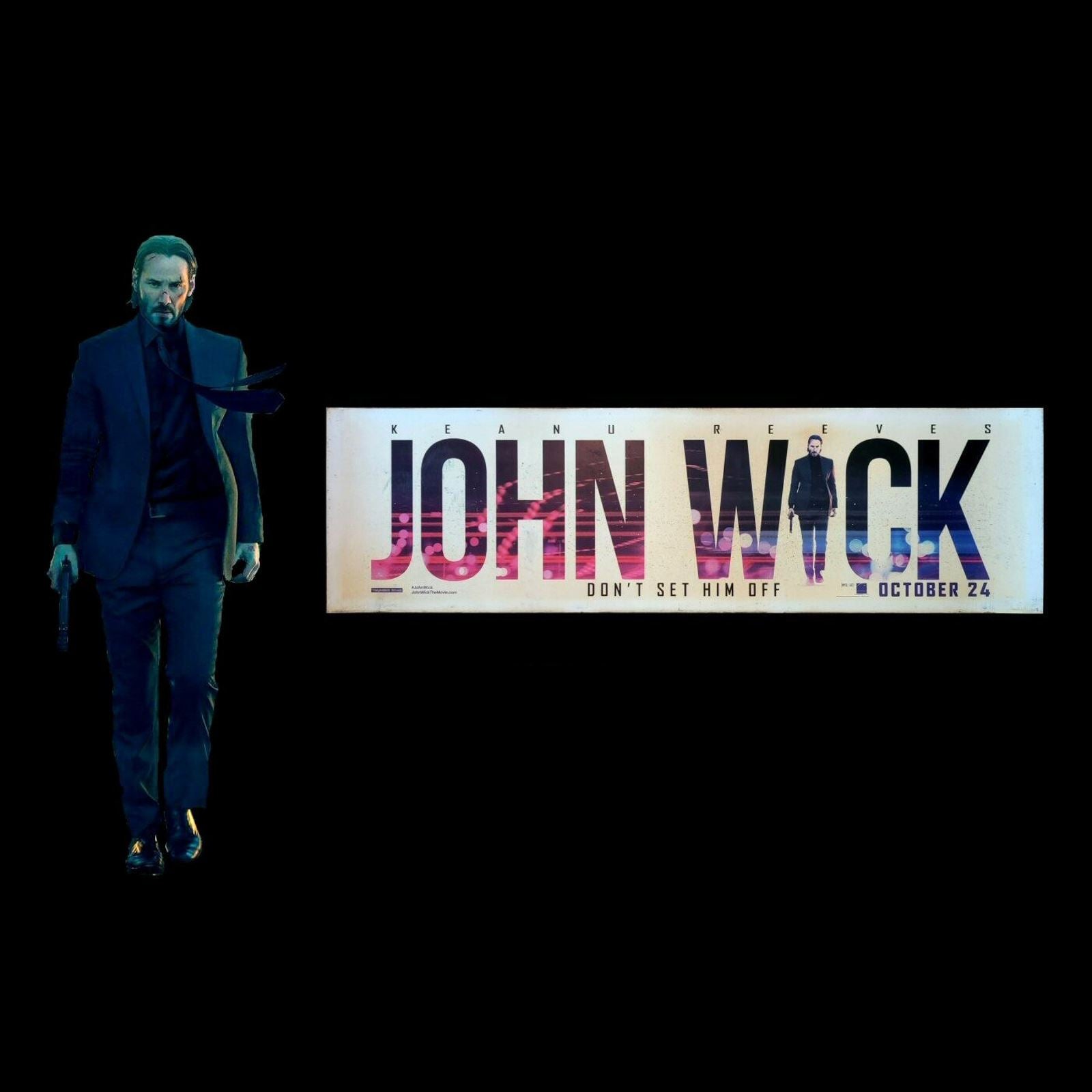 Original John Wick movie poster