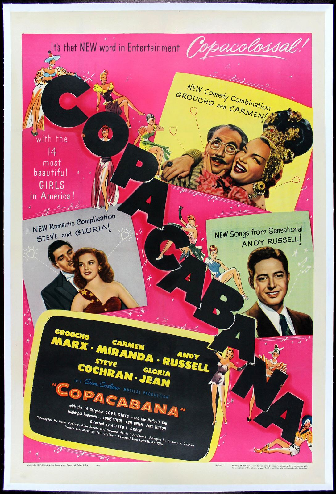 Original Copacabana movie poster
