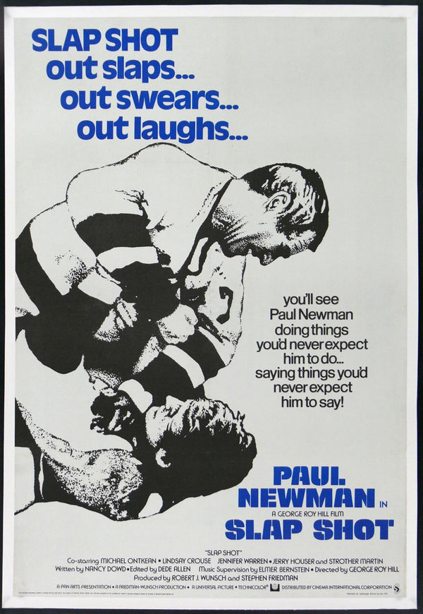 Original Slap Shot movie poster
