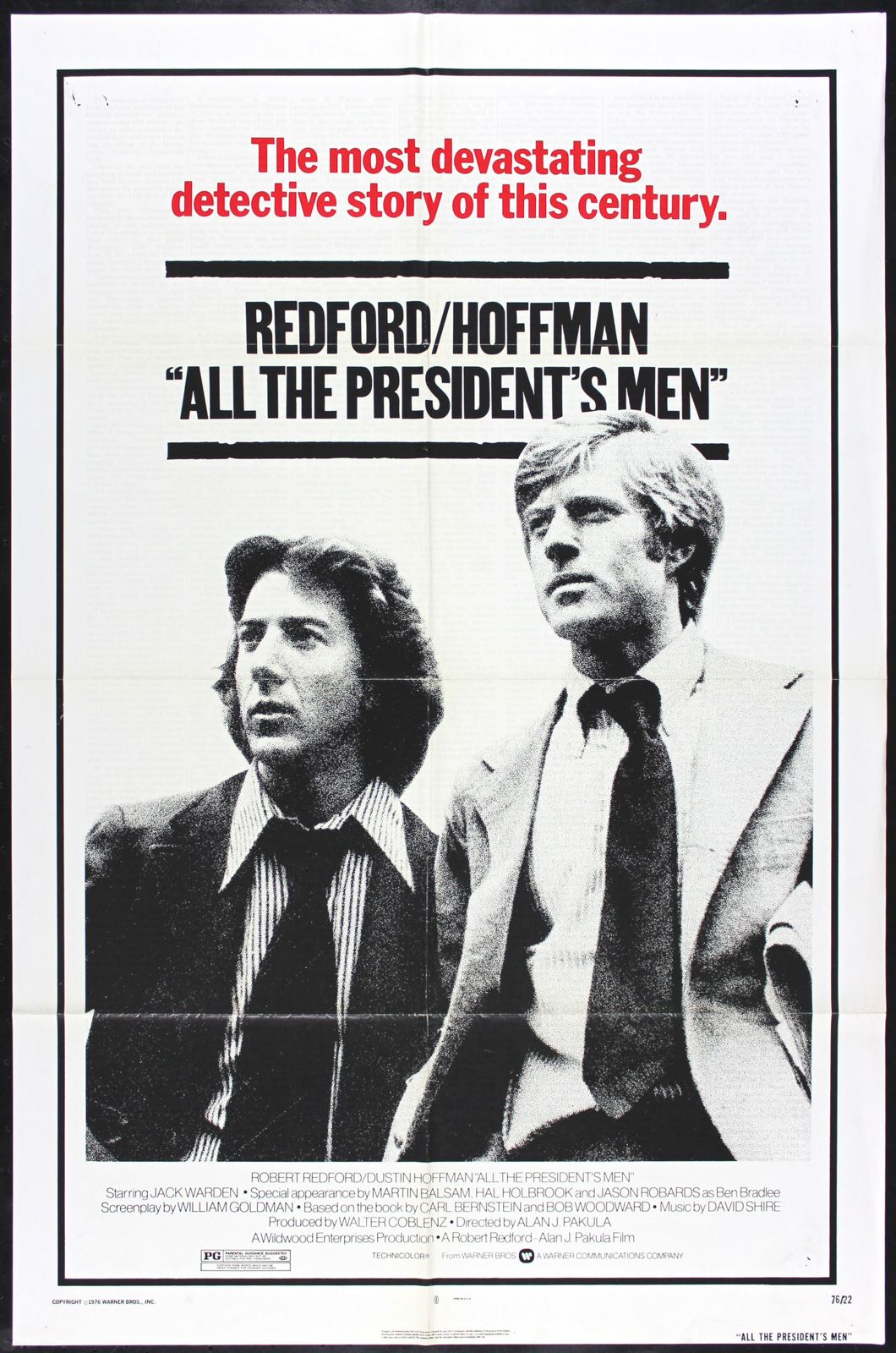Original All the President's Men movie poster