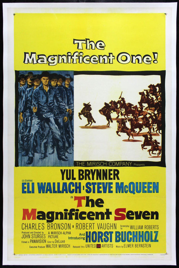 Original The Magnificent Seven movie poster