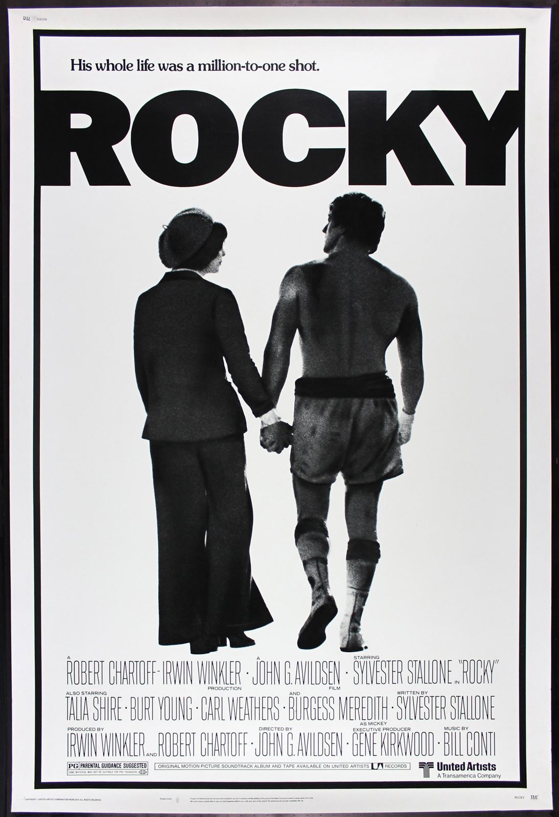 Original Rocky movie poster