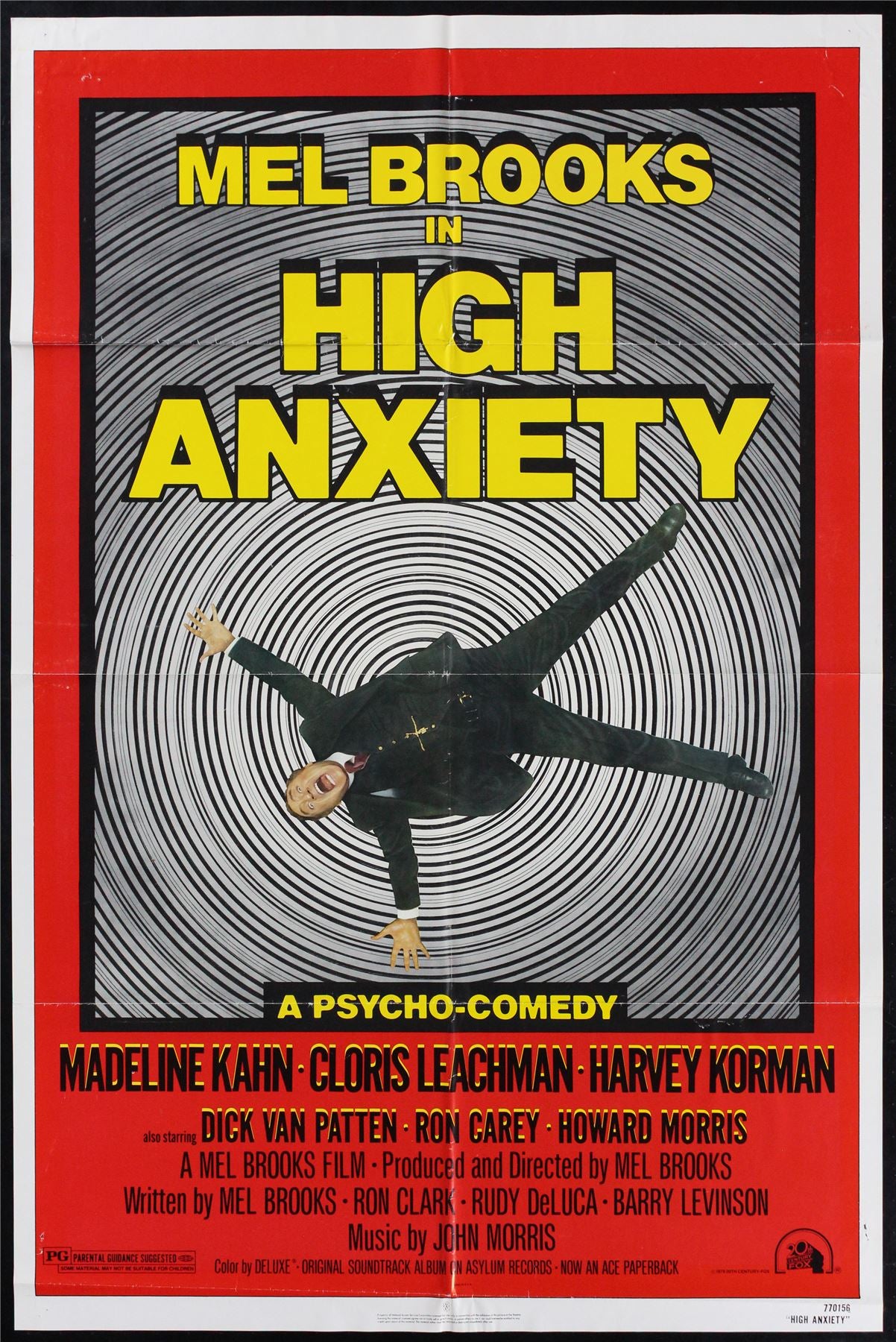 Original High Anxiety movie poster