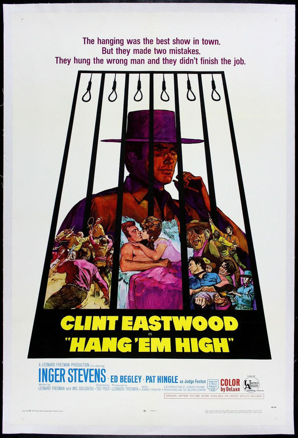 Original Hang 'Em High movie poster