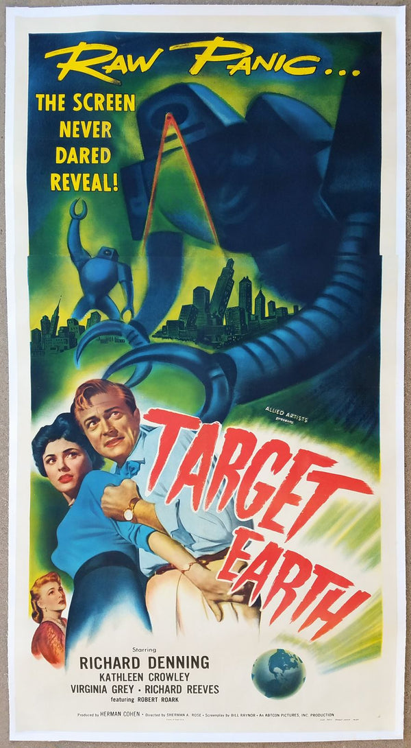 Original Target Earth movie poster