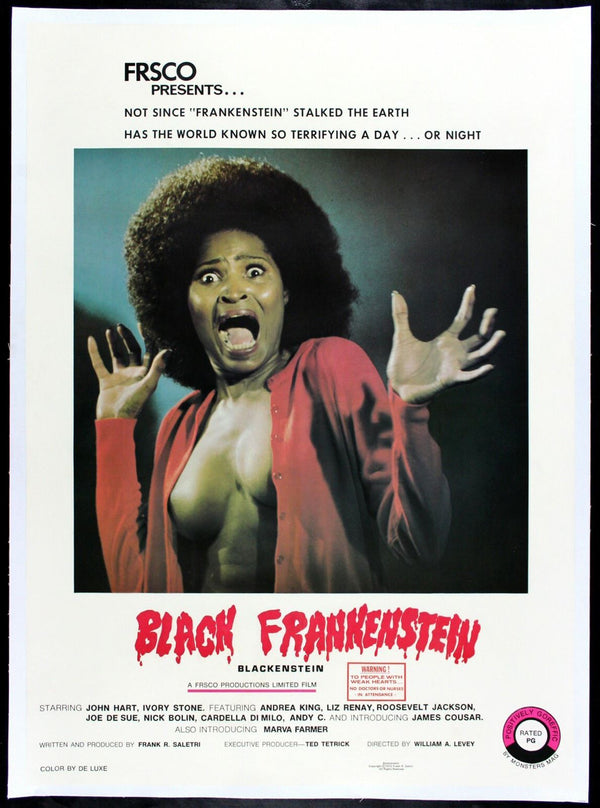 Original Blackenstein movie poster