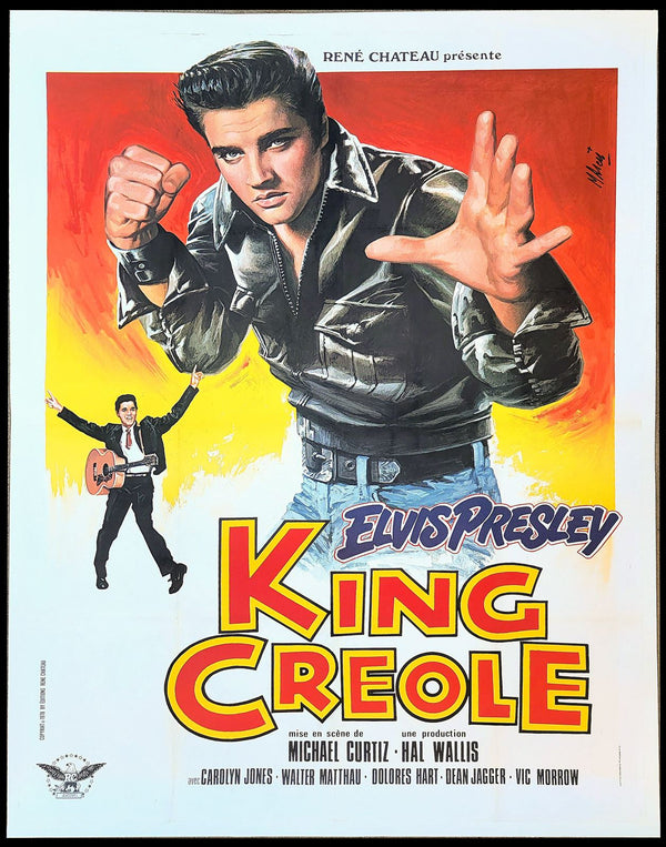 Original King Creole movie poster