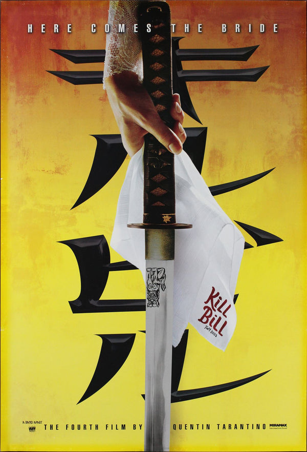 Original Kill Bill: Vol 1 movie poster