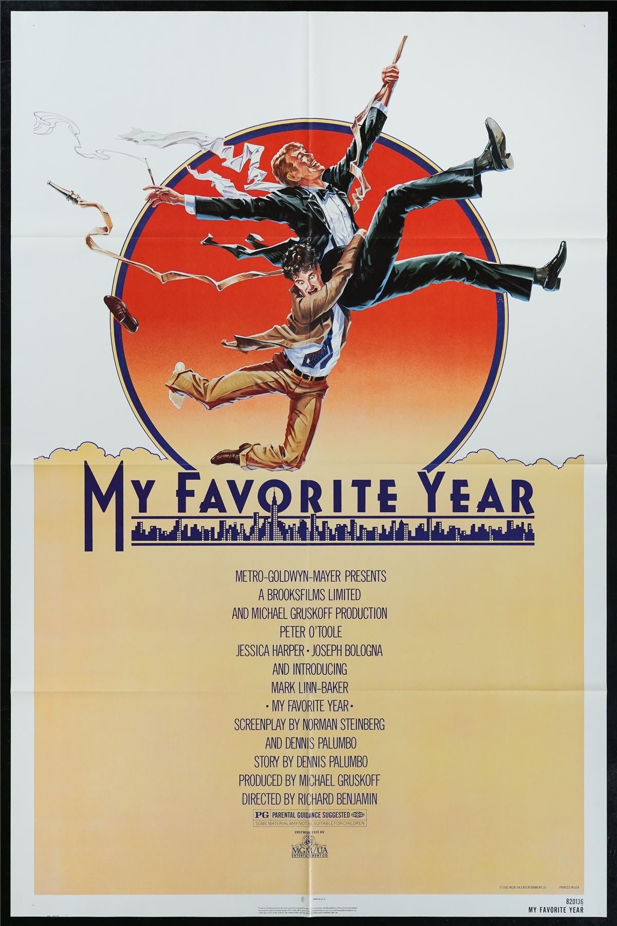 Original My Favorite Year movie poster