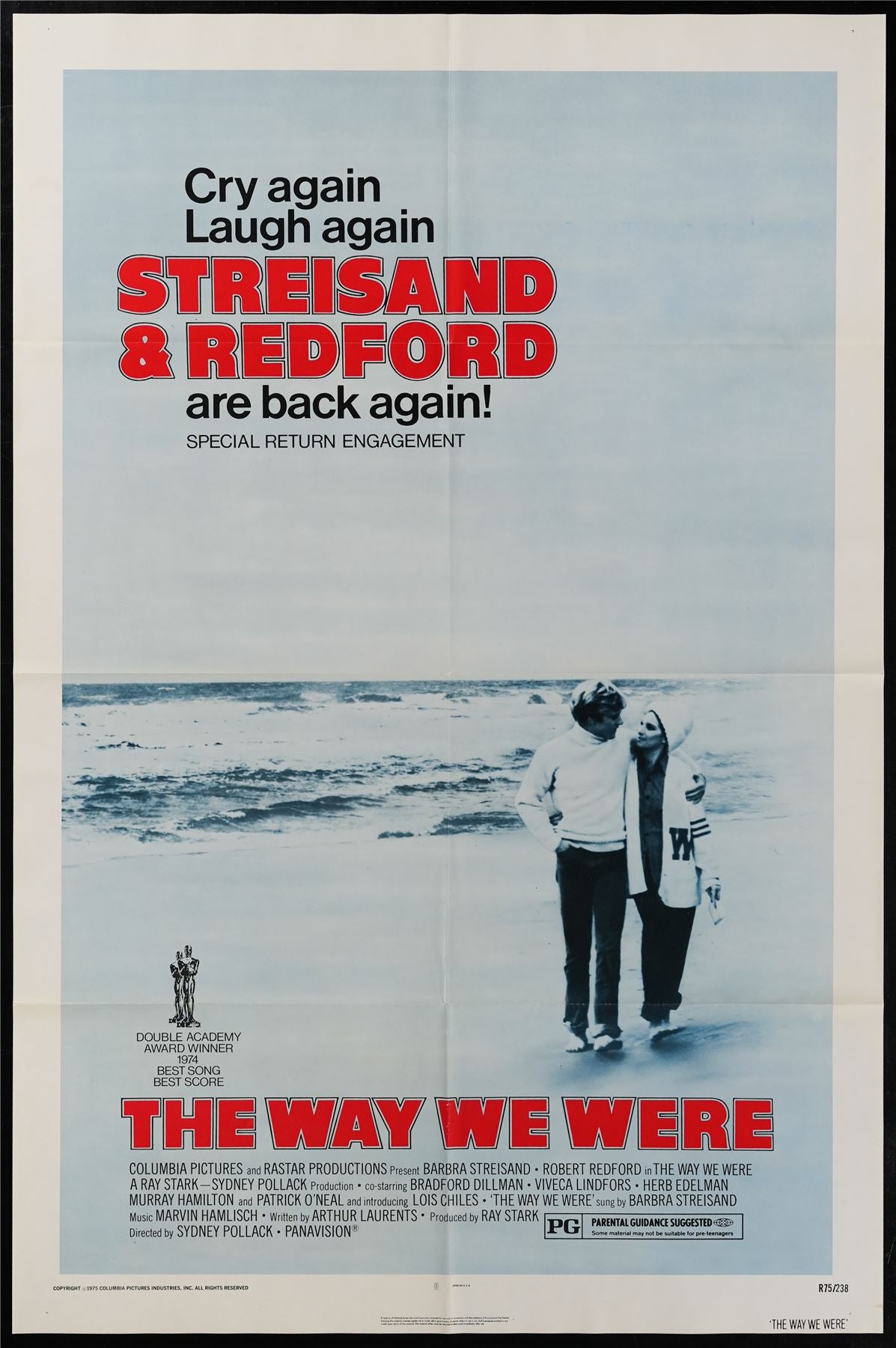 Original The Way We Were movie poster