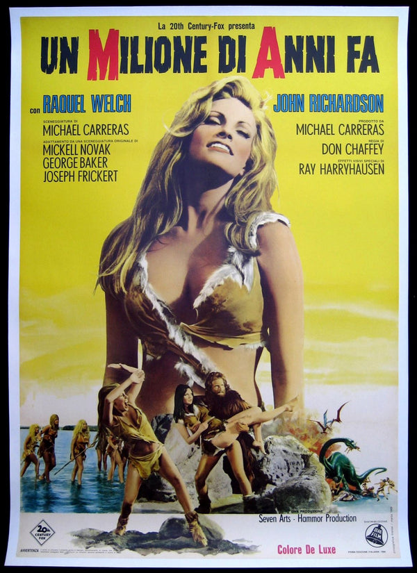 Original One Million Years B.C. movie poster