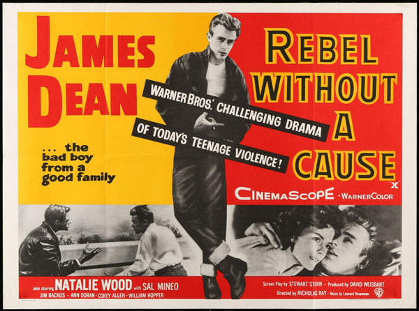 Original Rebel Without a Cause movie poster