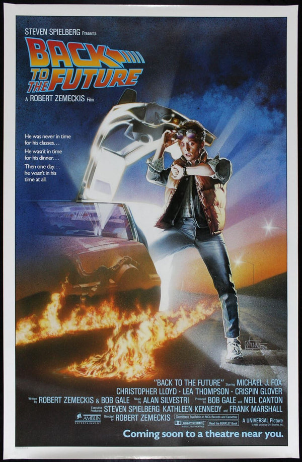 Original Back to the Future movie poster