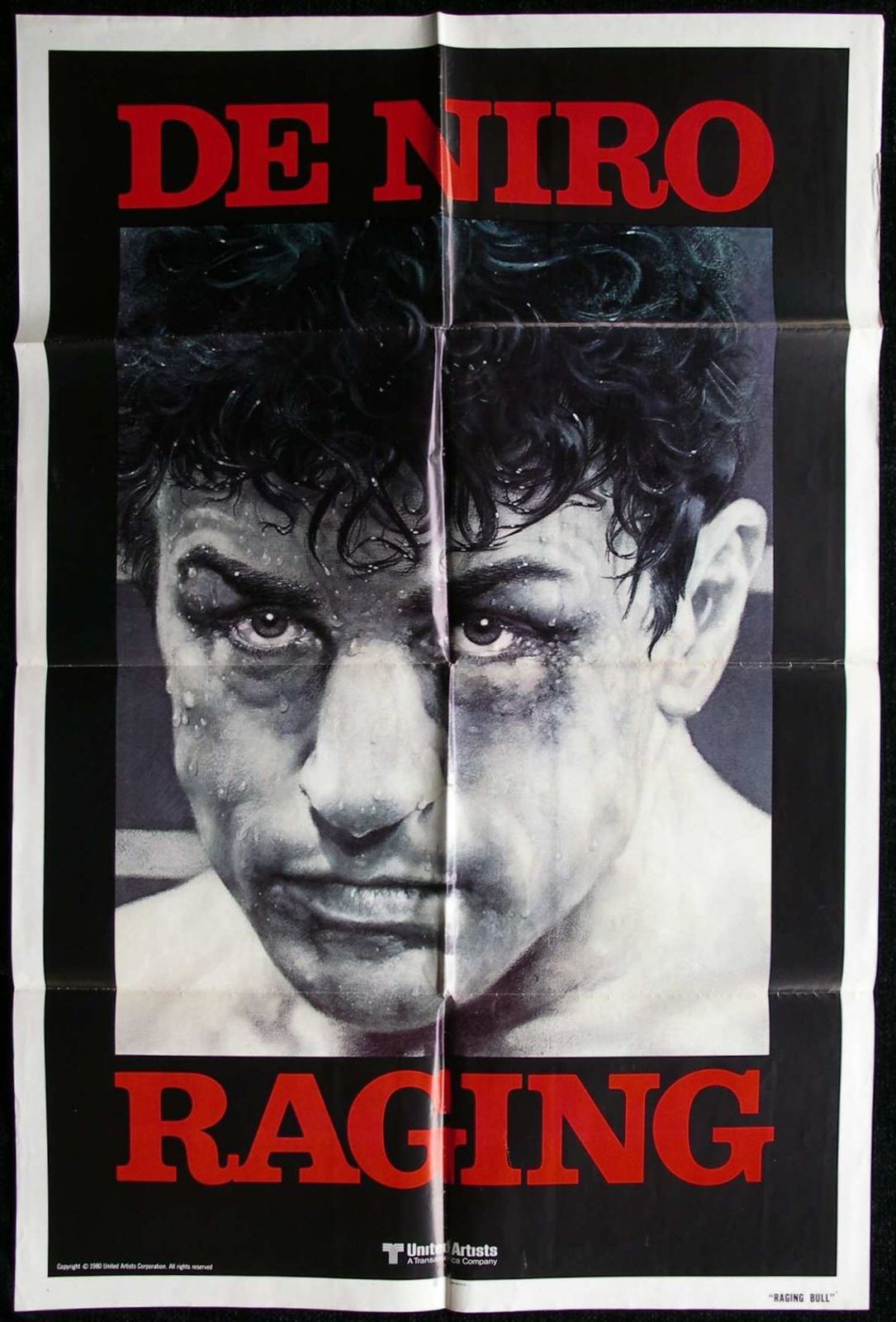 Original Raging Bull movie poster