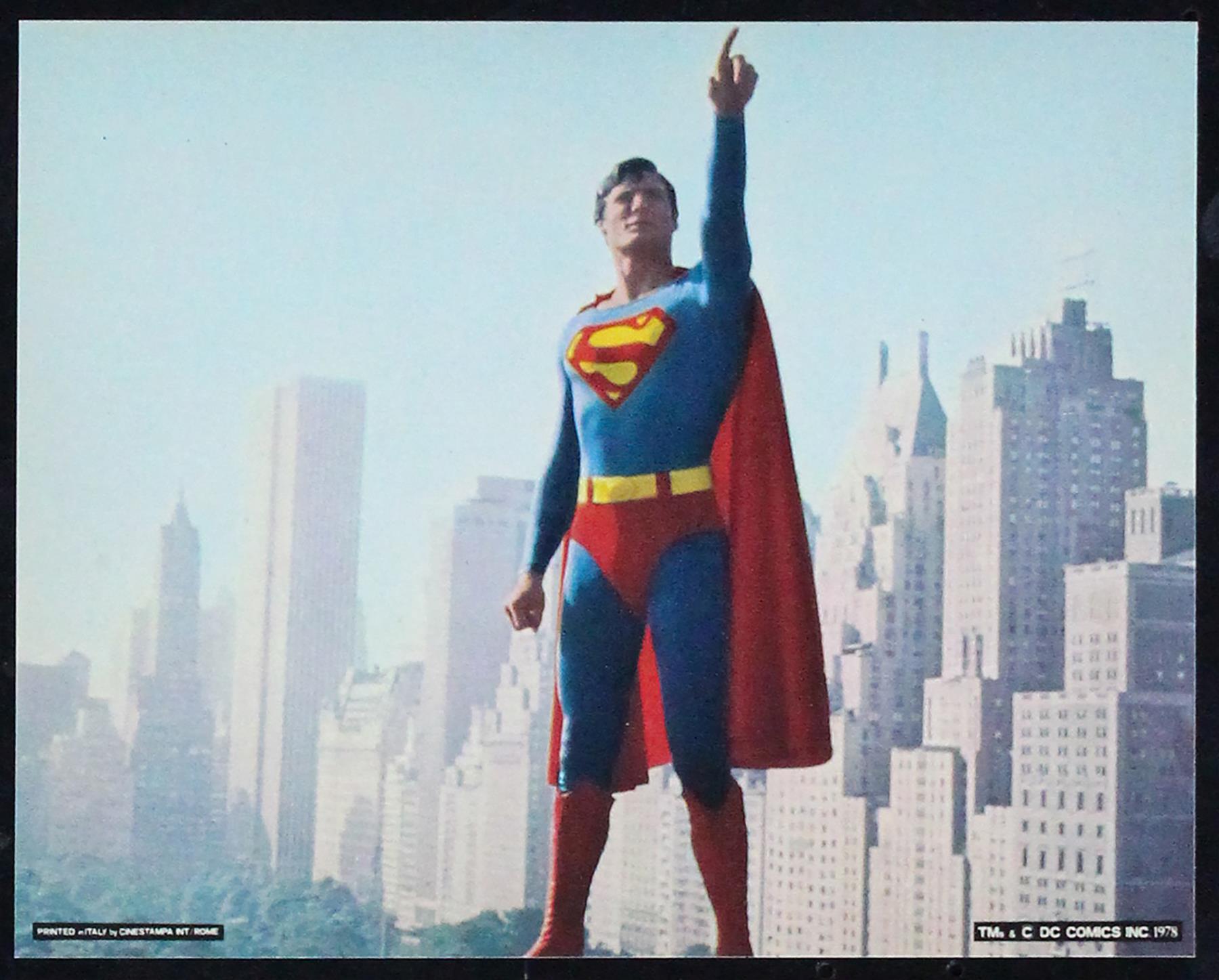 Original Superman movie poster